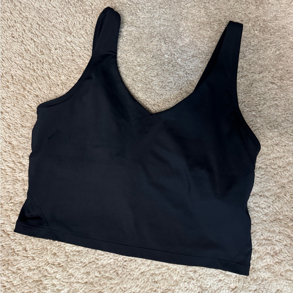 Black sports bra